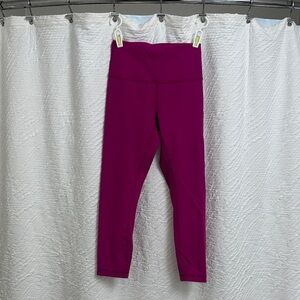 Lululemon Athletica Magenta Leggings